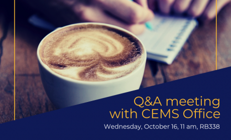 Late-breakfast Q&A meeting with CEMS Office
