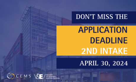2nd Intake Application Deadline is Approaching /April 30, 2024/