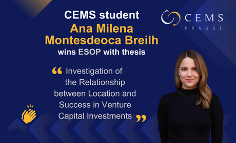 CEMS Student Ana Milena Montesdeoca Breilh Wins in ESOP 2023 Contest