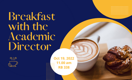 Breakfast with the Academic Director of CEMS /Oct 19, 2022/