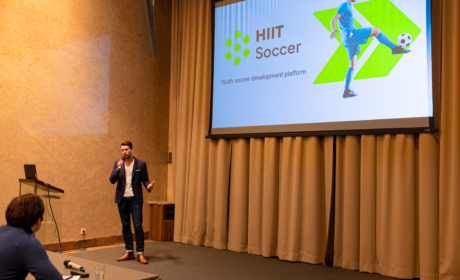 CEMS VSE Student Lukas Pivarník Wins Startup VSE Contest with his Project HIIT Soccer