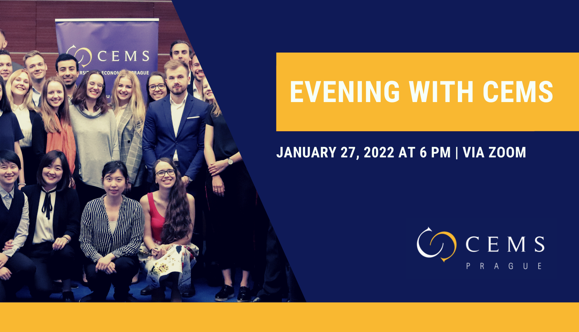 Interested in CEMS? Join Us for Evening with CEMS /January 27, 2022/