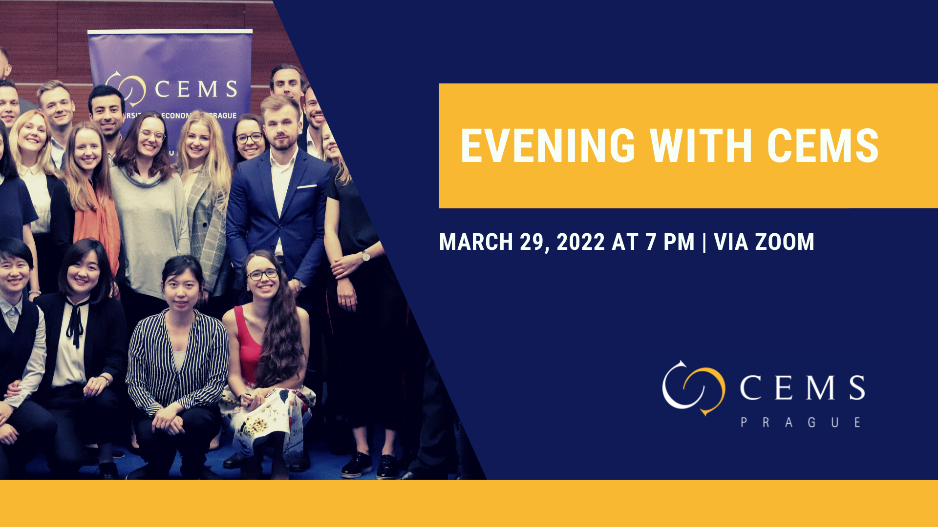 Interested in CEMS? Join Us for Evening with CEMS /March 29, 2022/