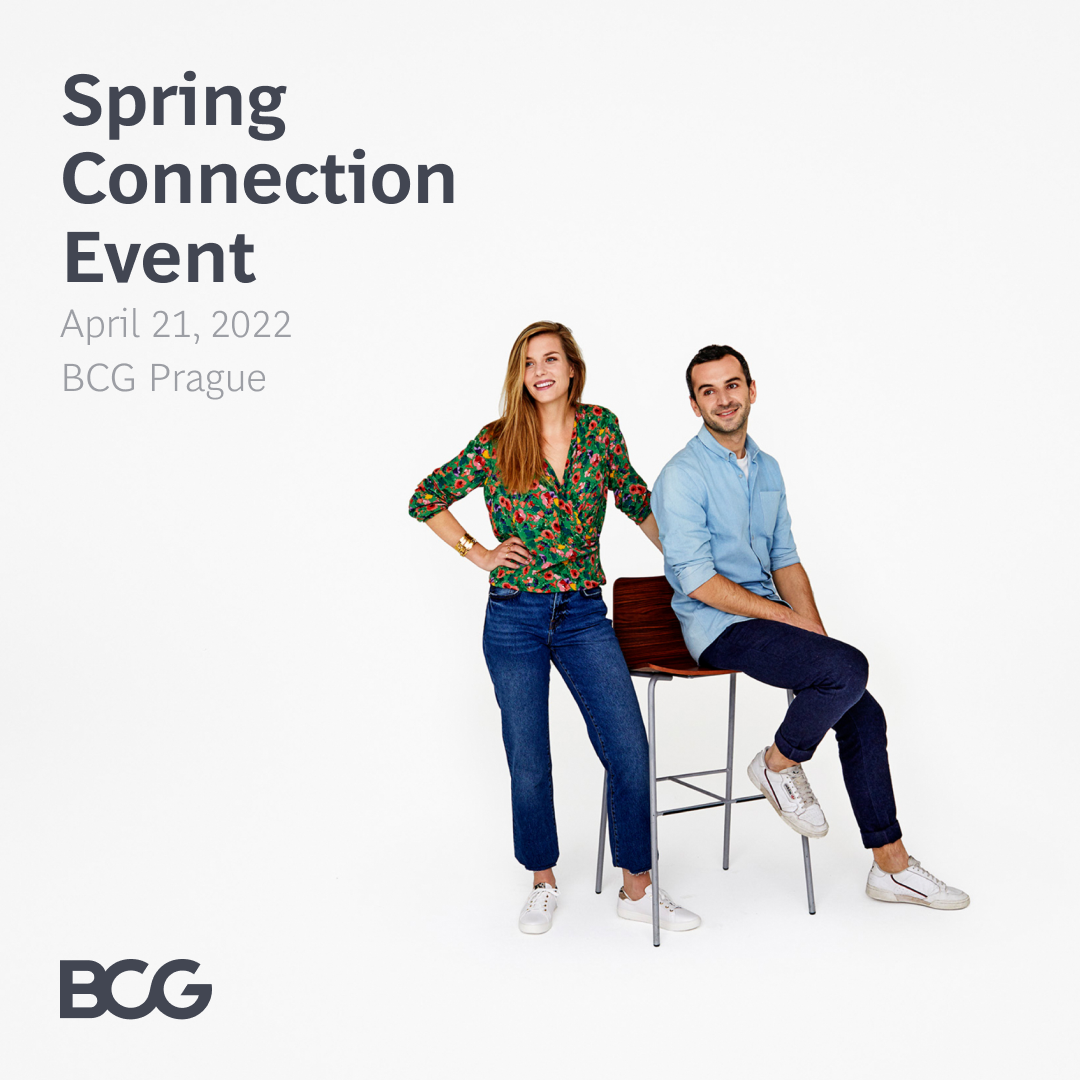 Spring Connection Event with BCG (for CZ/SK Speakers)