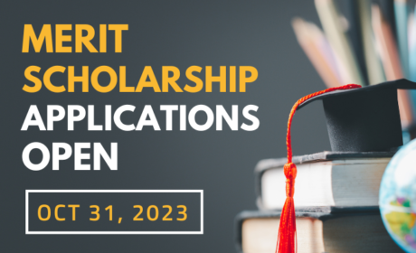 Merit Scholarship Applications Open. Get Recognition For Your Academic Achievements.