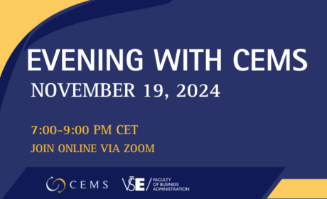 Join Evening with CEMS & find out more to APPLY / 7:00-9:00 PM via ZOOM