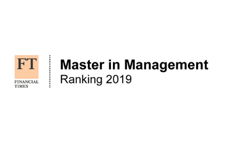 CEMS MIM succeeded in the Financial Times Master in Management Ranking 2019