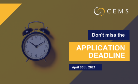 Don’t Miss the Application Deadline /April 30th/