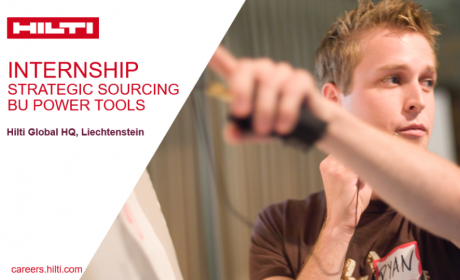 Internship Opportunities for Students in Hilti Global HQ Liechtenstein