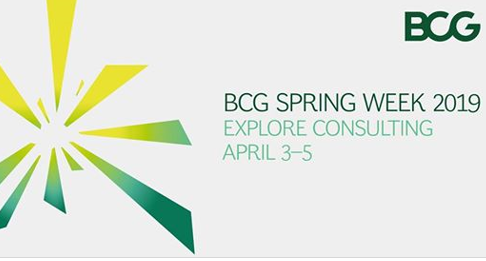 BCG Spring Week 2019