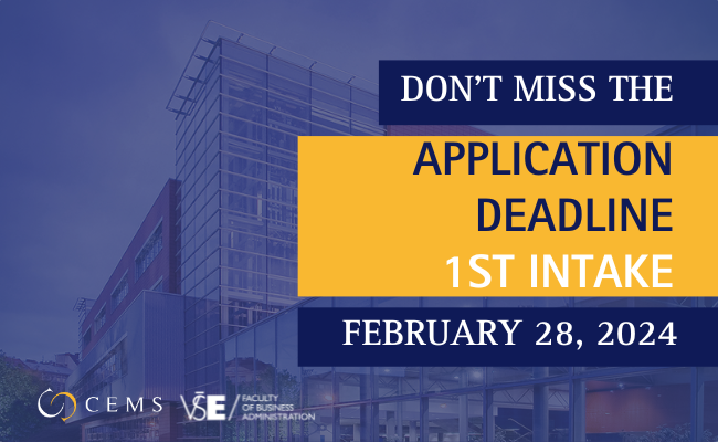 1st Intake Application Deadline to CEMS on February 28 is Approaching